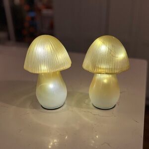 Anthropologie illuminated Mushroom Lights